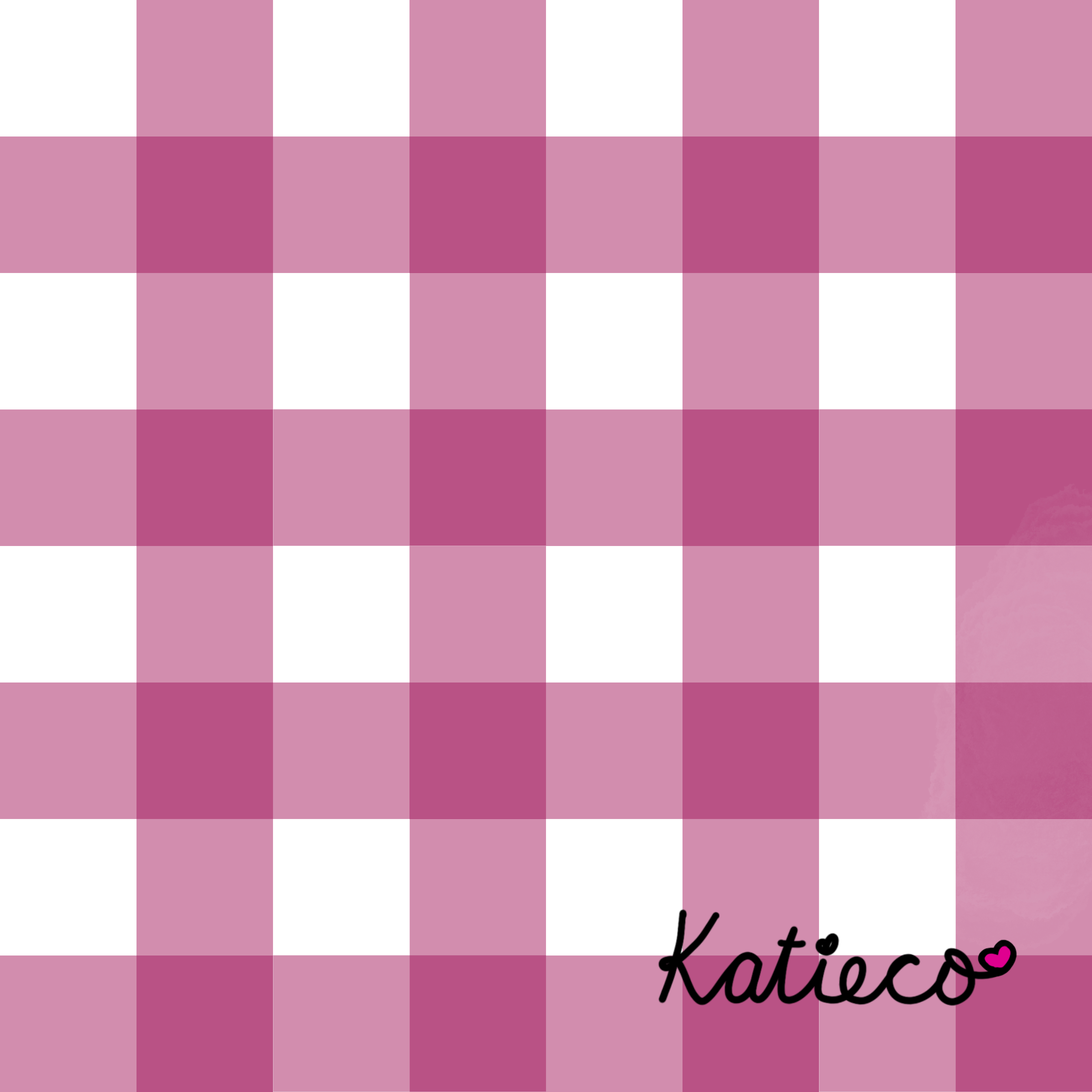 Rose Pink Gingham Seamless Pattern