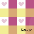 Rose Pink Hearted Gingham Seamless Pattern